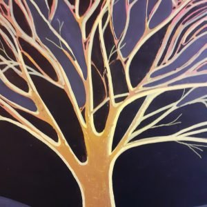 Gold tree (TREE302, closeup)