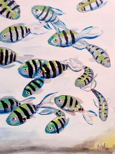 Watercolour fish